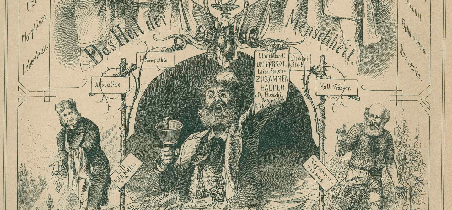 Ernst Ziel: Das Heil der Menscheit aus "Die Gartenlaube", 1878 (IGM BILD 1541)