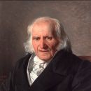 Samuel Hahnemann, Portrait, Öl auf Leinwand  von Alexandra Jean Baptiste Hesse (1806-1879), signiert A. Hesse 1836