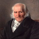 Samuel Hahnemann, Portrait, Öl auf Leinwand  von Alexandra Jean Baptiste Hesse (1806-1879), signiert A. Hesse 1836
