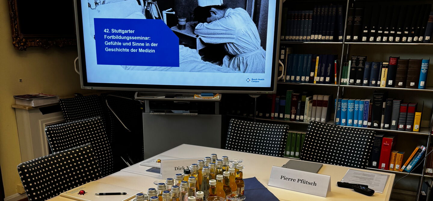 Blick in den großen Seminarraum des Instituts während des 42. Fortbildungsseminars, 2025